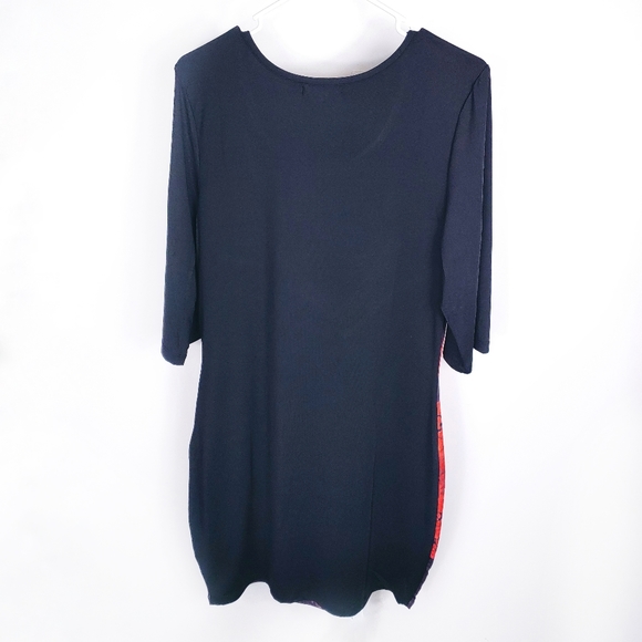 NWT Graphic Print Scoop Neck Mini Dress Size XL - Picture 3 of 10